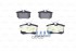 Колодки тормоз. задние BOSCH (BP617) 0 986 461 769 Audi,Citroen,Ford,Peugeot,VW