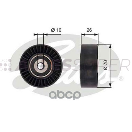 Gates Направляющий ролик пр. агрегатов DriveAlign T36393