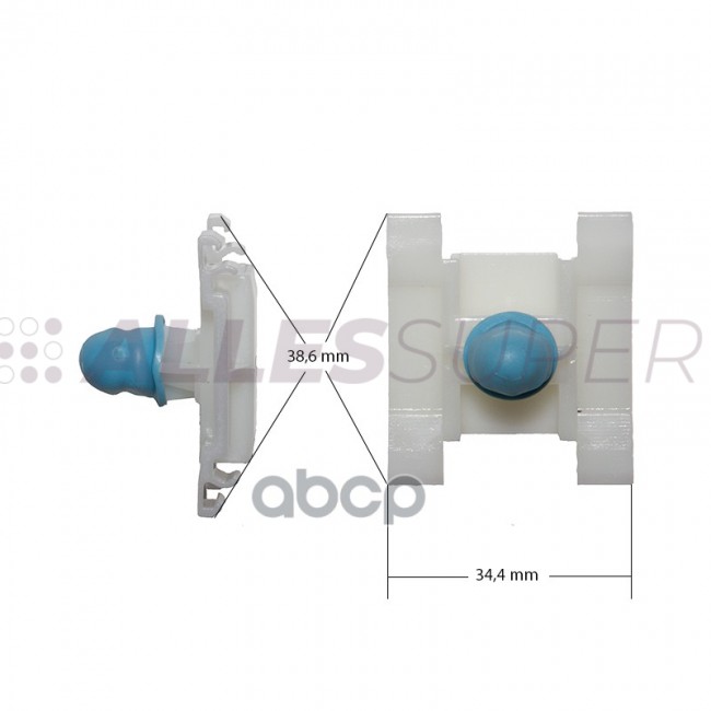 ONE Клипса автомобильная (автокрепеж) 1шт FIX0854