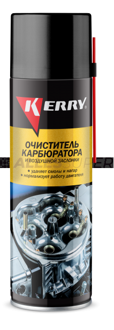 KERRY 912 Очиститель карбюратора и возд.заслонки 650мл KERRY 912 Очиститель карбюратора и возд.заслонки 650мл