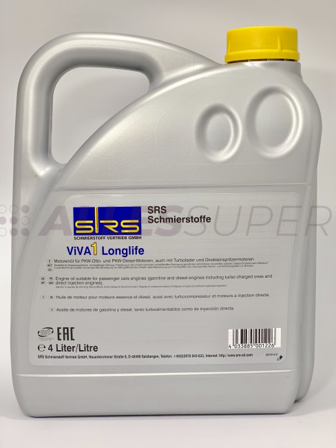SRS Масло моторное VIVA 1  Longlife 5W-30 (4 л.) MB 229.5