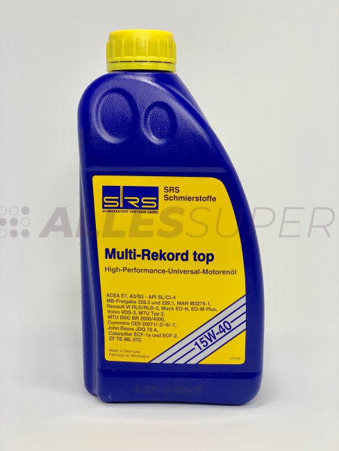 SRS Масло моторное Multi-Rekord top 15W-40 E7 / API CI-4 (1 л.)