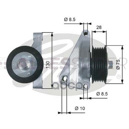 Gates Направляющий ролик пр. агрегатов DriveAlign T36422