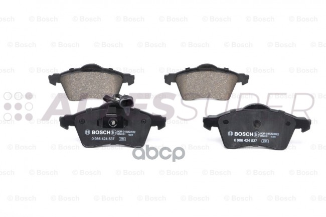 Колодки тормоз. передние BOSCH (BP289) 0 986 424 537 VW Колодки тормоз. передние BOSCH (BP289) 0 986 424 537 VW