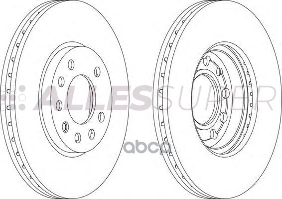 Ferodo DDF1042 Диск тормозной  передний (к-т 2шт) 