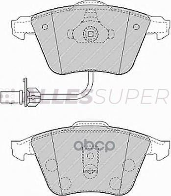 Ferodo FDB1407 Колодки тормозные передние  