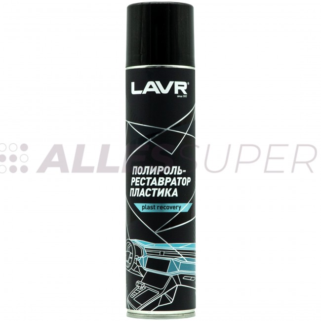 LAVR Ln1418 Полироль-реставратор пластика  400 мл. 