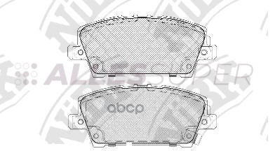 Nibk Колодки тормозные дисковые PN8866