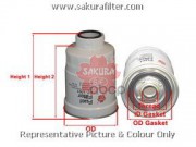 Sakura Фильтр топливный FC1001