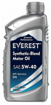 Everest Масло моторное 5W40 SP (A3/B3/B4) (synt.) (1л)