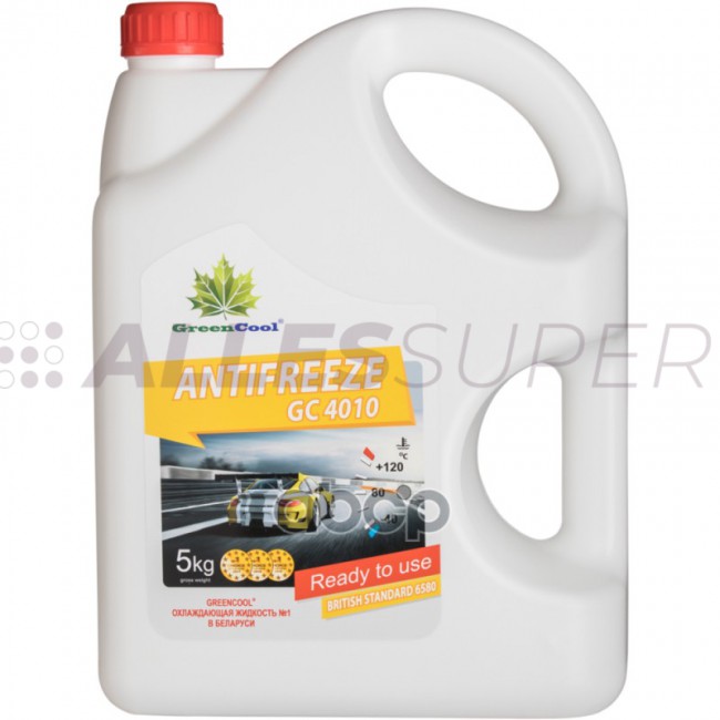 Антифриз GreenCool GC4010  желт. (5 кг)
