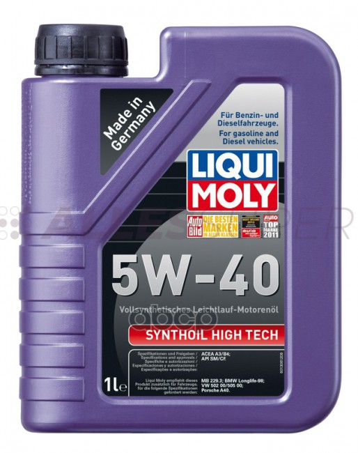 Liqui Moly 1924 Synthoil High Tech 5w40 1л. Синт.мотор.масло Liqui Moly 1924 Synthoil High Tech 5w40 1л. Синт.мотор.масло