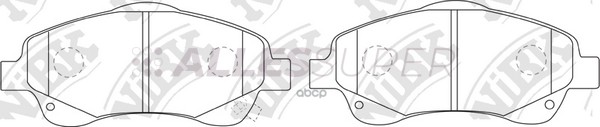 NiBK Колодки тормозные дисковые PN1233