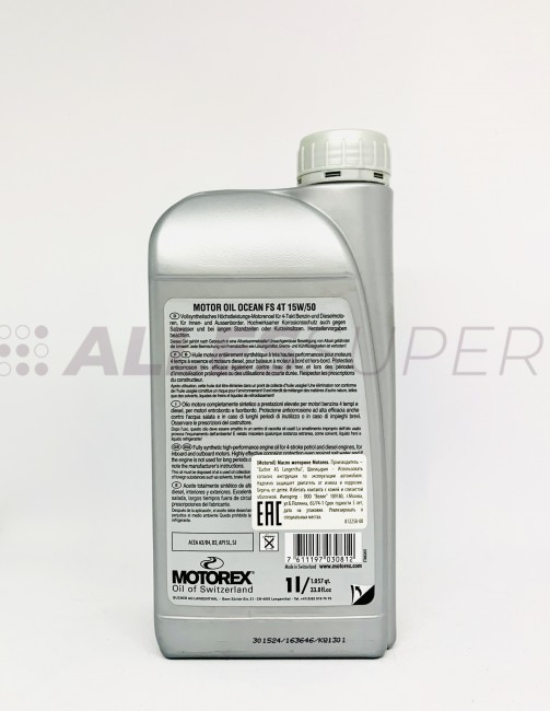 MOTOREX мото масло моторное OCEAN FS 4T SAE 15W/50 (1л.)
