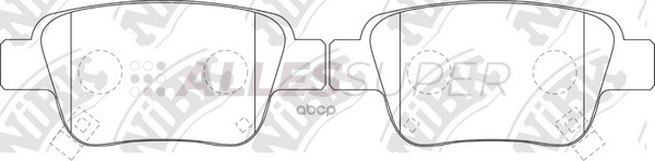 NiBK Колодки тормозные дисковые PN1239