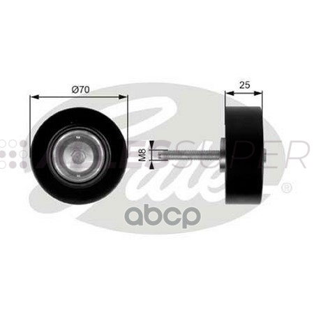 Gates Направляющий ролик пр. агрегатов DriveAlign T36263