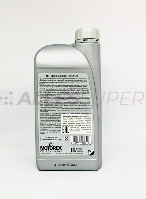 MOTOREX мото масло моторное OCEAN SP 4T SAE 5W/30 (1л.)
