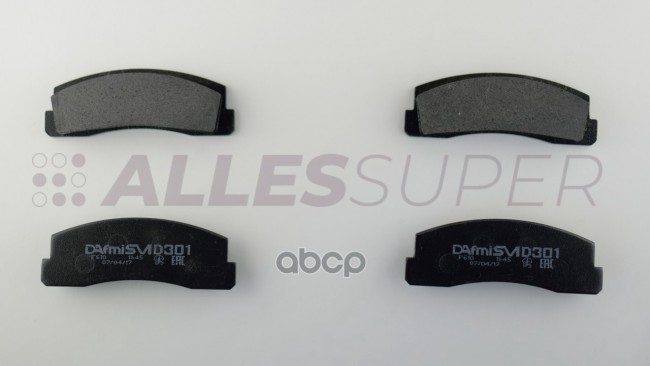 Колодка торм передняя Dafmi "Semi Metallic" D301SM 2121-3501090/Chevy-Niva, к-т Колодка торм передняя Dafmi "Semi Metallic" D301SM 2121-3501090/Chevy-Niva, к-т