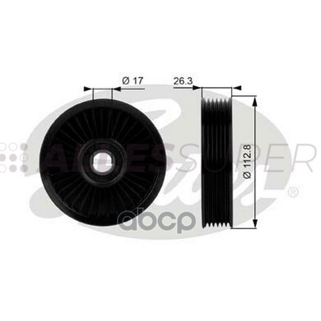 Gates Направляющий ролик пр. агрегатов DriveAlign T38024