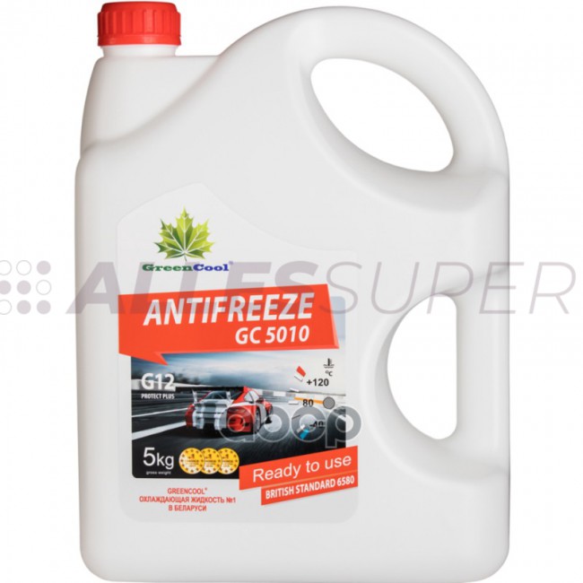 Антифриз GreenCool GC5010  красн. (5 кг)