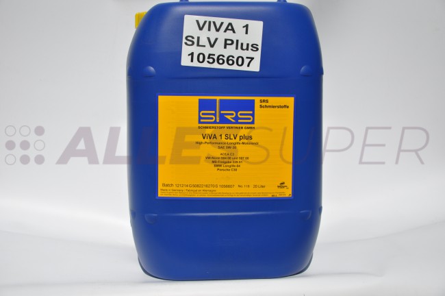 ьSRS Масло моторное VIVA 1 SLV plus 5W-30 (LL3) (20 л.) ьSRS Масло моторное VIVA 1 SLV plus 5W-30 (LL3) (20 л.)