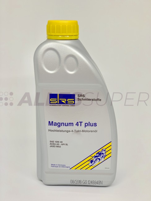 SRS Масло моторное Magnum 4T Plus 10W-40 СЕРАЯ БАНКА (1 л.)