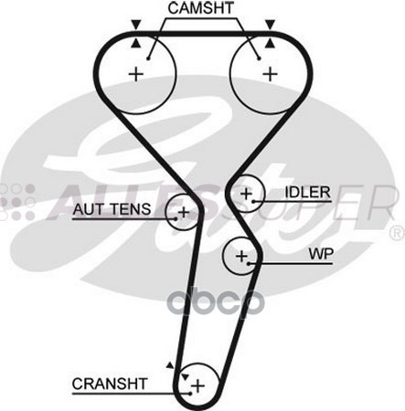 Gates Зубчатый ремень пр. ГРМ PowerGrip 5585XS