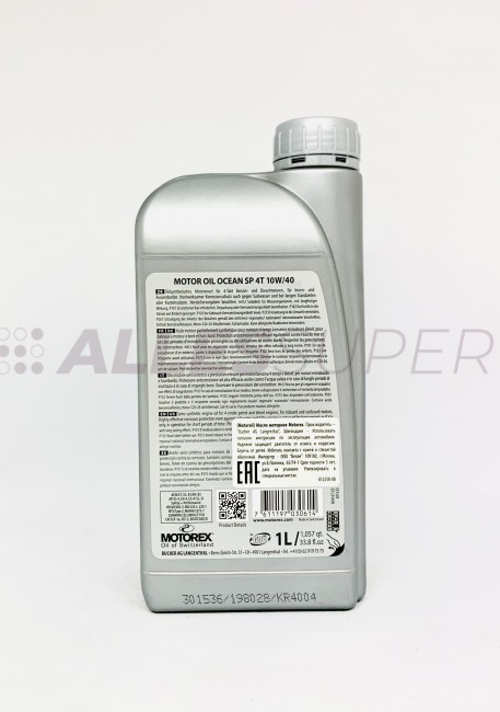 MOTOREX мото масло моторное OCEAN SP 4T SAE 10W/40 (1л.)