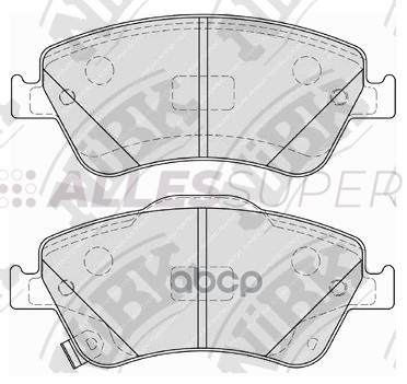 NiBK Колодки тормозные дисковые PN1834