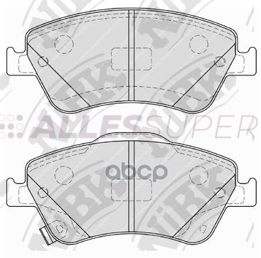 NiBK Колодки тормозные дисковые PN1835