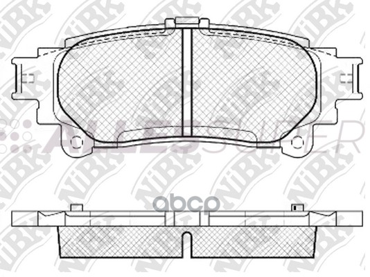 NiBK Колодки тормозные дисковые PN1846