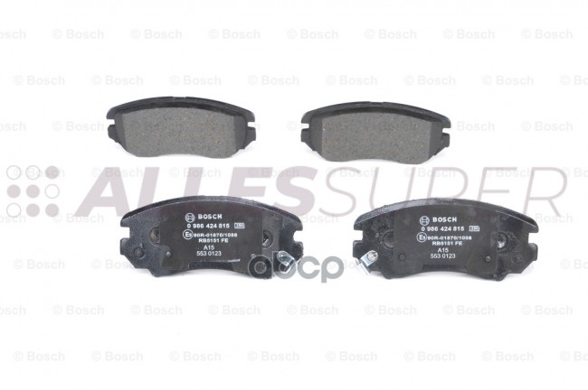 Колодки тормоз. передние BOSCH (BP953) 0 986 424 815 Hyundai,Kia Колодки тормоз. передние BOSCH (BP953) 0 986 424 815 Hyundai,Kia