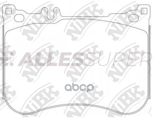 NIBK Колодки тормозные дисковые PN31013