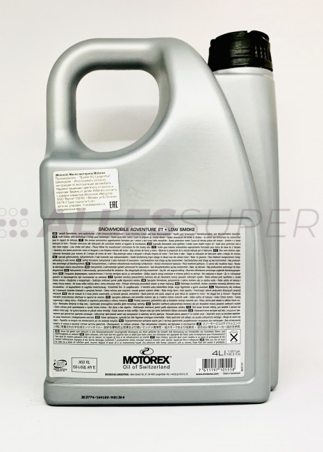 MOTOREX мото масло моторное SNOWMOBILE ADVENTURE 2T (4л.)