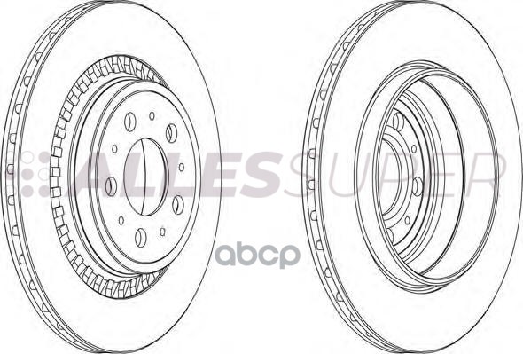 Ferodo DDF1551 Диск тормозной задний (комплект - 2 шт.) 