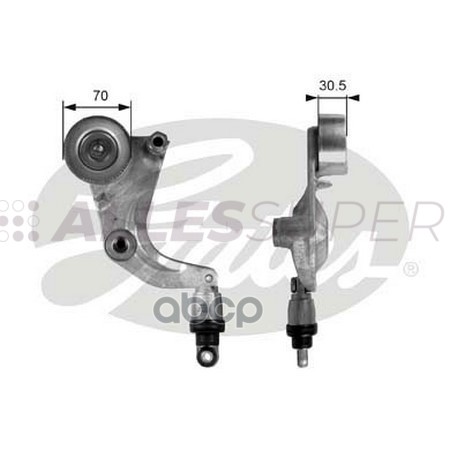 Gates Натяжной ролик пр. агрегатов DriveAlign T39077