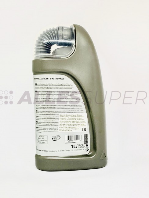 MOTOREX Масло моторное CONCEPT B-XL SAE 0W/20 (1л)  BMW 