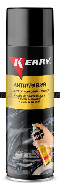 KERRY 970.2 Антигравий -защита от коррозии и сколов (черный) 650 мл. KERRY 970.2 Антигравий -защита от коррозии и сколов (черный) 650 мл.