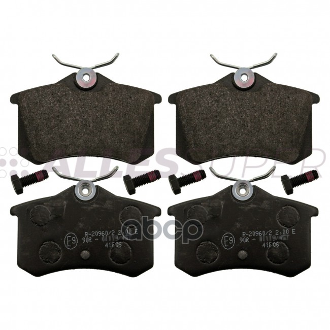 Valeo Колодки тормозные задние к-т 301180