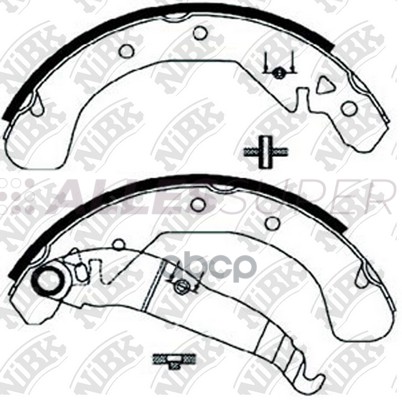 NiBK Колодки тормозные бар. FN0599