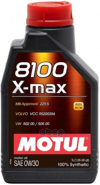 MOTUL 8100 X-max  0W30 (1л.) 