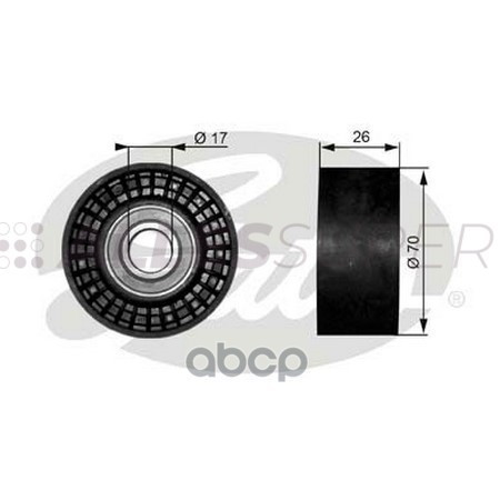 Gates Направляющий ролик пр. агрегатов DriveAlign T38018