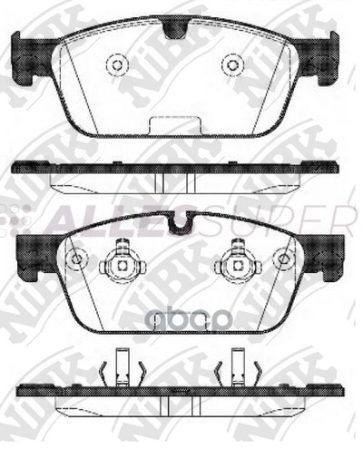 NIBK Колодки тормозные дисковые PN31017