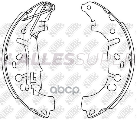 NiBK Колодки тормозные бар. FN0624