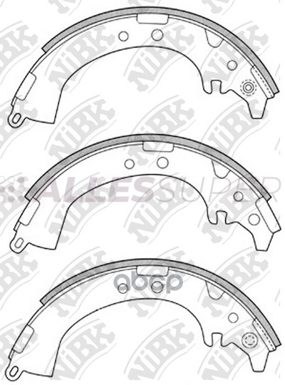 NIBK Колодки тормозные бар. FN2333