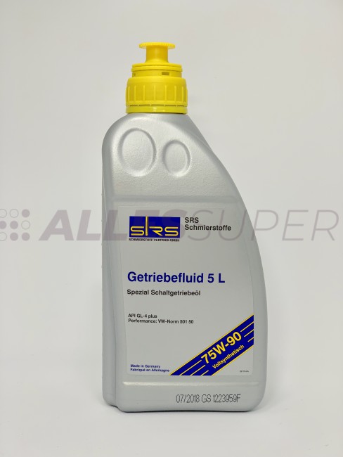 SRS Масло трансм. Getriebefluid 5L 75W-90 (GL-4 plus) (1 л.)