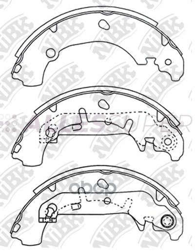 NiBK Колодки тормозные бар. FN3421