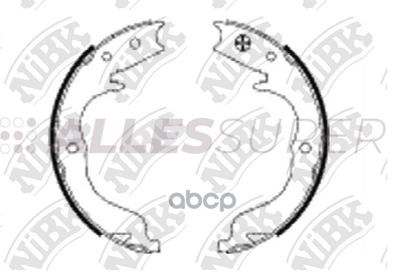 NiBK Колодки тормозные бар. FN0625