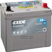 АКБ EXIDE  Premium  Азия 65A/ч (EA654)  (-/+)  12V 580A EN   230х170х225