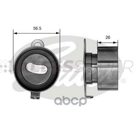 Gates Натяжной ролик пр. ГРМ PowerGrip T41011